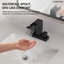 Robinet de salle de bain à 4 poignées 4 "avec ensemble de drain Centreset-113284581