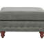 Meuble de salon 1pc avec repose-pieds capitonné