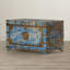 Neela Painted Brass Inlay Storage Trunk