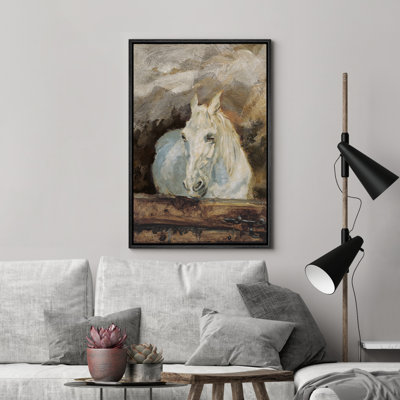 «Horse Animal», reproduction d'art sur toile encadrée dans la chambre principale