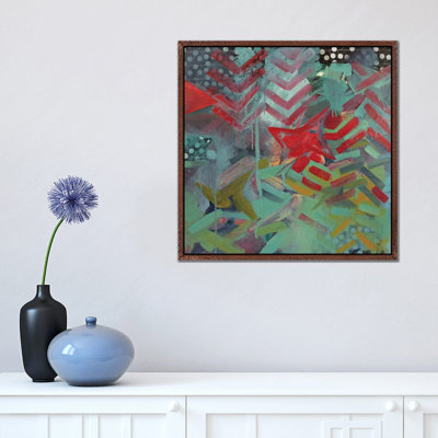 Chevron And Dots by Pamela Staker - Painting on Canvas