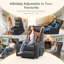 Upholstered Heated Massage Chair-101034444