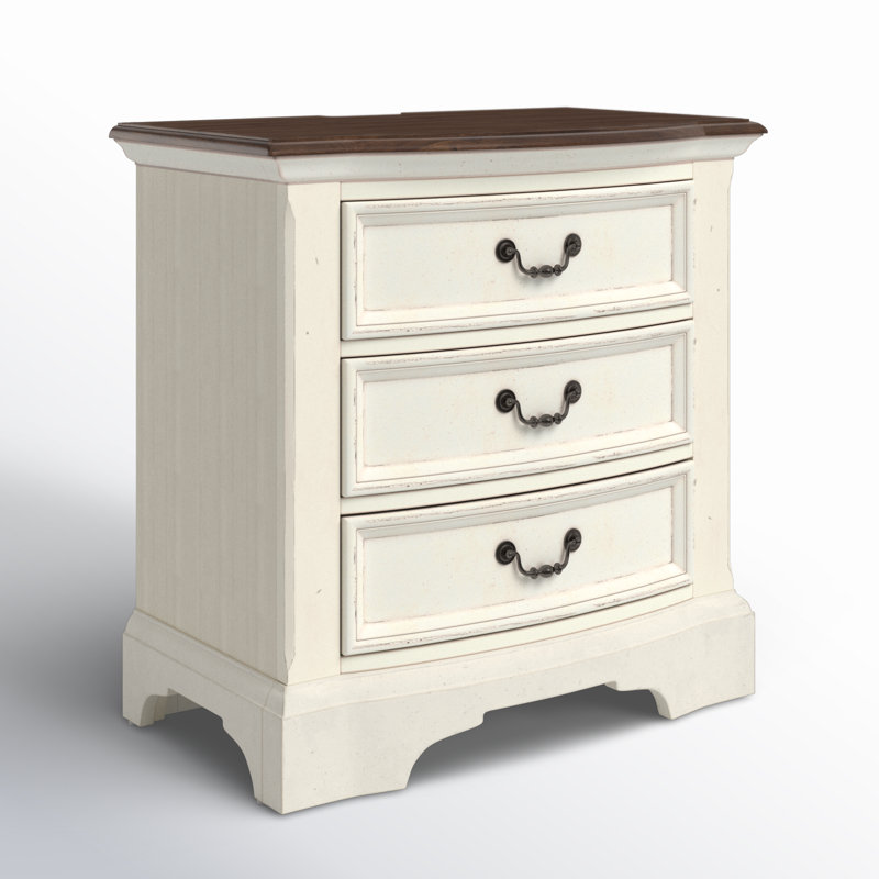 Julieanne 3-Drawer Nightstand