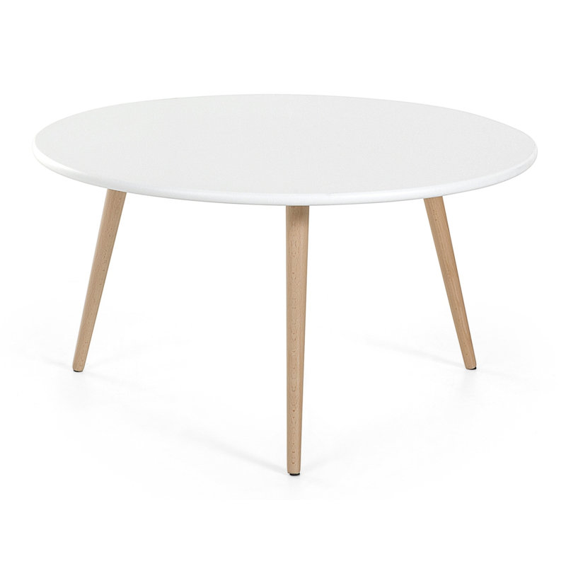 Nessa Three Leg Coffee Table, White