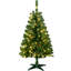 Arbre de Noël artificiel de 4 pi de hauteur avec 208 branches, 100 lumières DEL blanc chaud ou coloré, ouverture automatique-1411225715