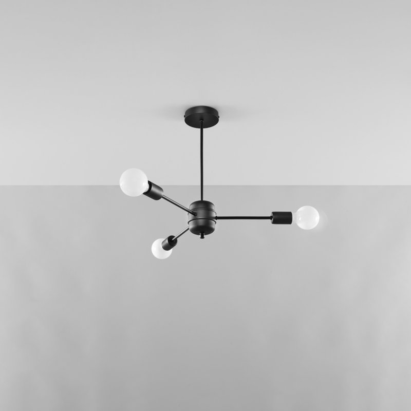 Bulb Pendant, 46cm H x 61cm W x 61cm D, 3 Lights