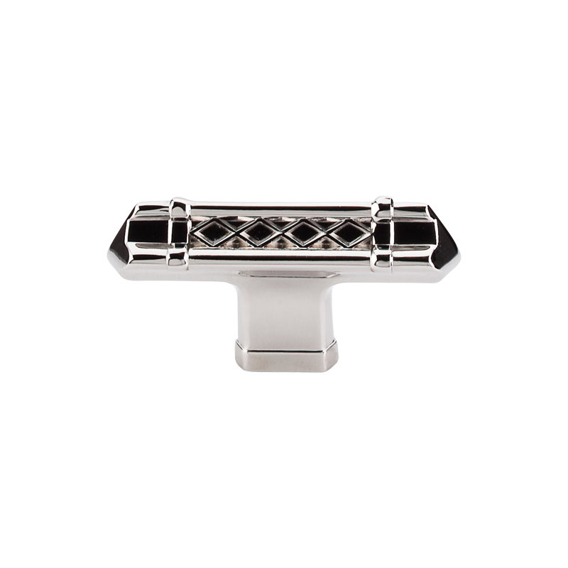Tower Bridge 2 5/8" Length Bar Knob, Polished Nickel