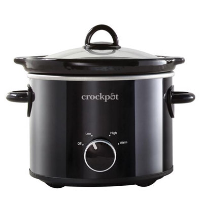 Crock-Pot 2 qt Black Stoneware Slow Cooker