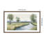 «Tranquil Stream in Lush Meadow» par Adelbert Wood, reproduction d'art encadrée-1418626440-1418626447