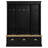 Farmhouse Hall Tree with Shoe Storage Bench, Entryway Organizer Coat Rack with 3 Cabinets, 9 Hooks & Smart LED Lights-219843460
