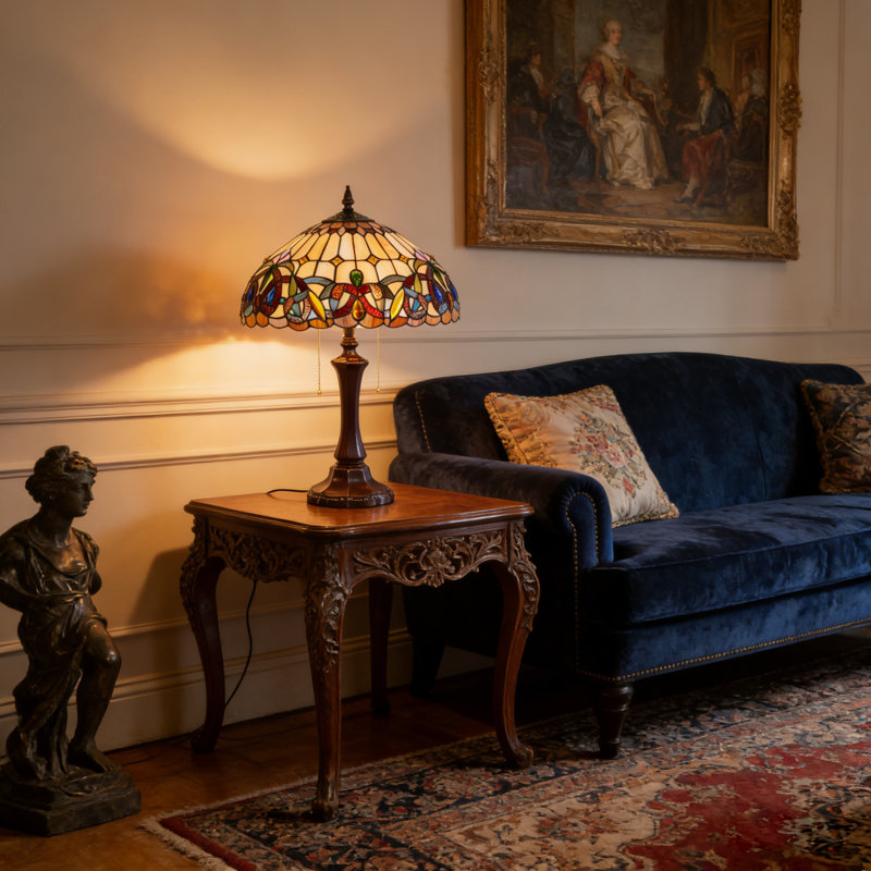 Lampe de table 16 po Tiffany