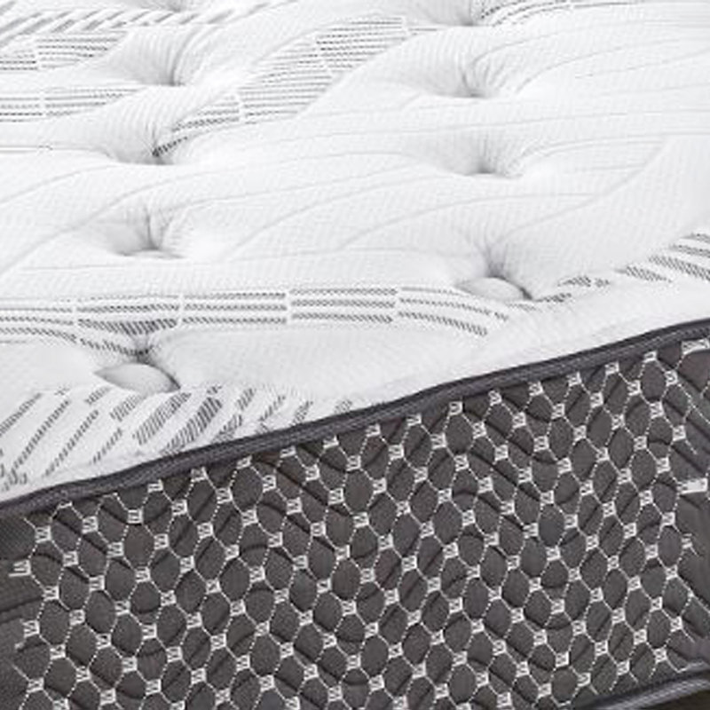Matelas hybride matelassé 10 po, mi-ferme, Très grand lit