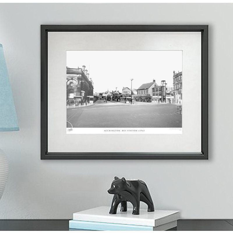 Accrington, Bus Station C1965 by Francis Frith - Single Picture Frame Print, 60cm H x 80cm W x 2.3cm D