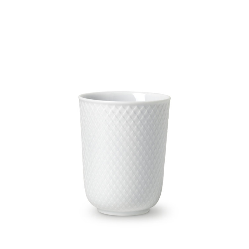 Handmade Porcelain Coffee Mug, White