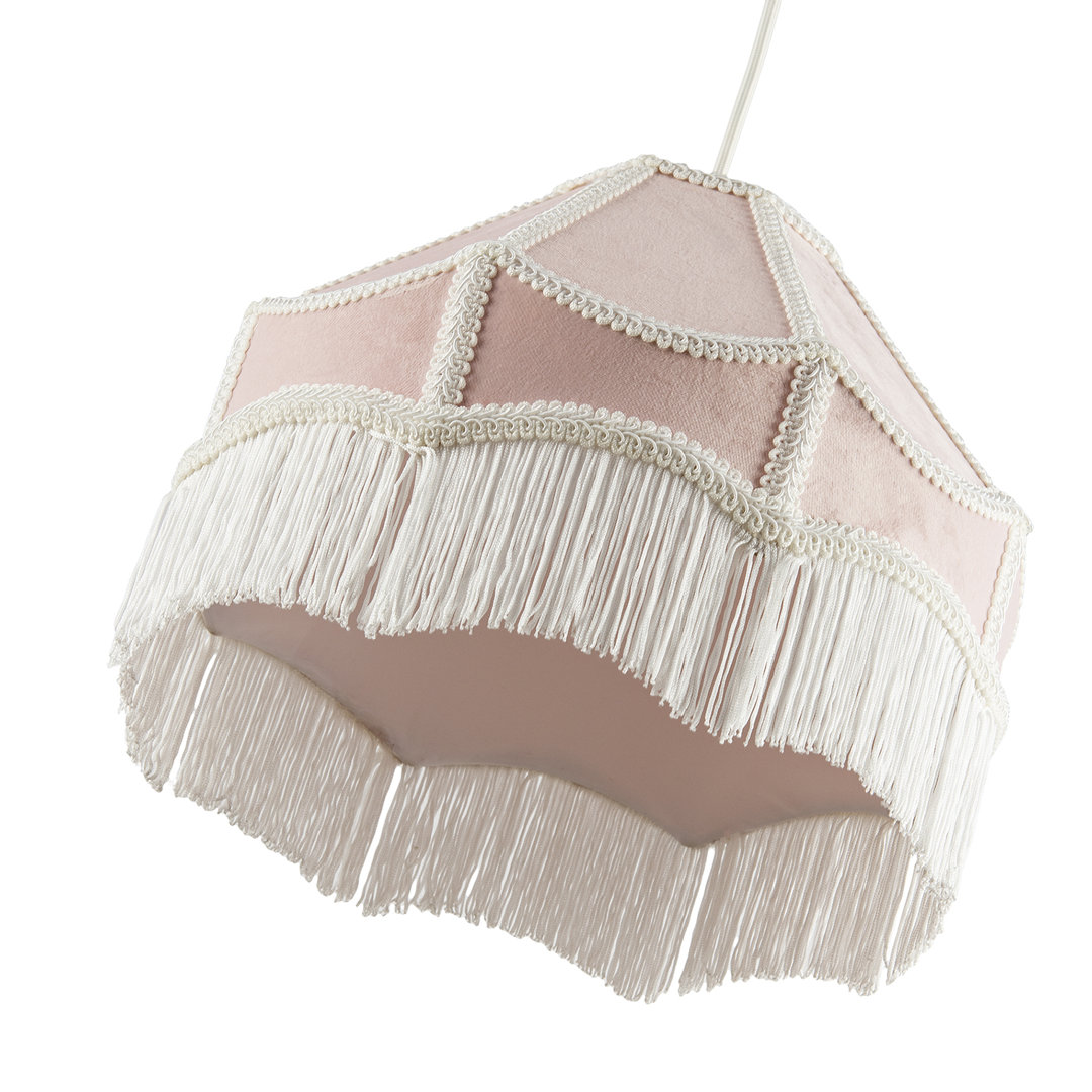 19cm H Velvet Empire Lamp Shade ( No Direct Attachment Method )