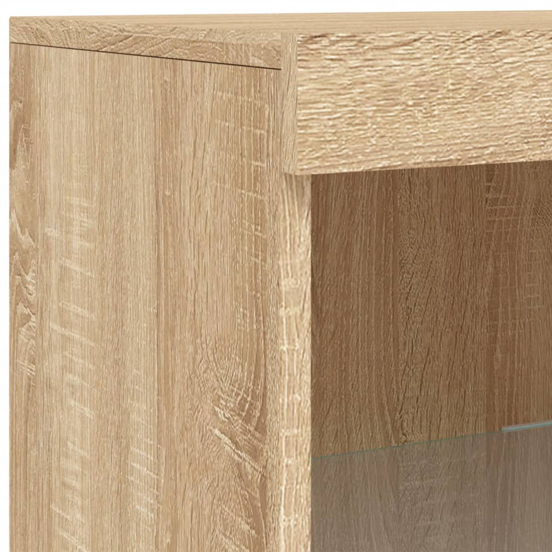 Azsa 123cm Sideboard, Sonoma Oak