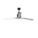 Nan XL 72" Ceiling Fan In Matte White And Matte Black Blades