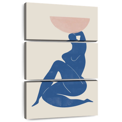 Leisha, femme abstraite avec vase