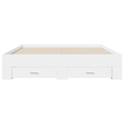 Vidaxl Bed Frame With Drawers Engineered Wood