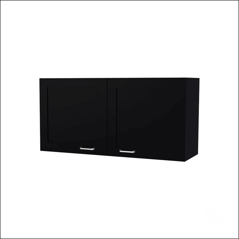 Armoire murale noire, Noir