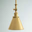 Luminaire suspendu conique à 1 lumière Donovan-633745042-633743546