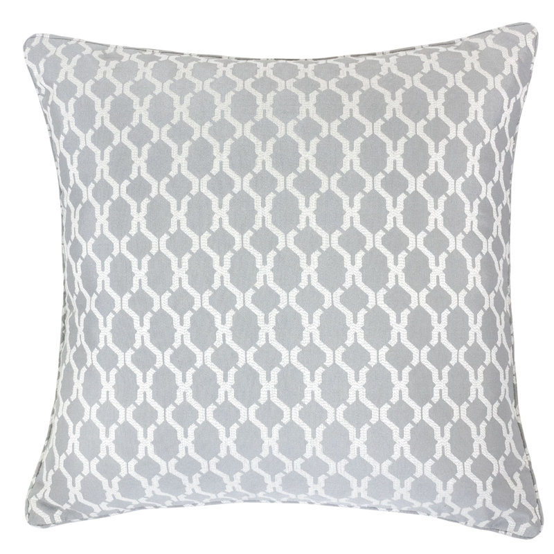 Amelise Throw Pillow, Silver