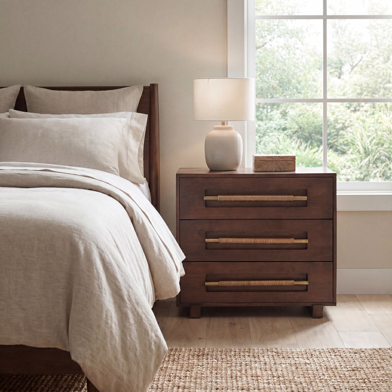 Veston Nightstand Walnut