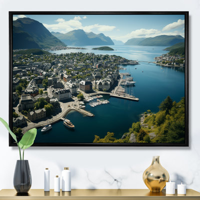 Allemagne, Alesund Essence, ville portuaire - Allemagne, art mural