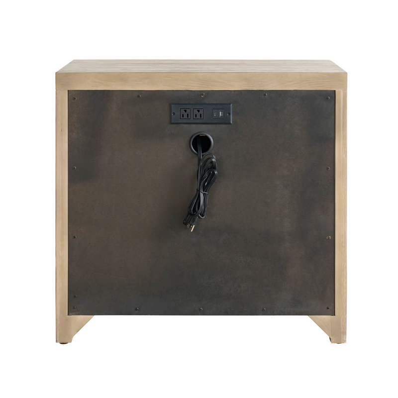 Dwell 3 - Drawer Nightstand, Brown