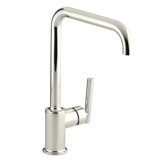 Purist® Single-Hole Kitchen Sink Faucet with 8" Spout