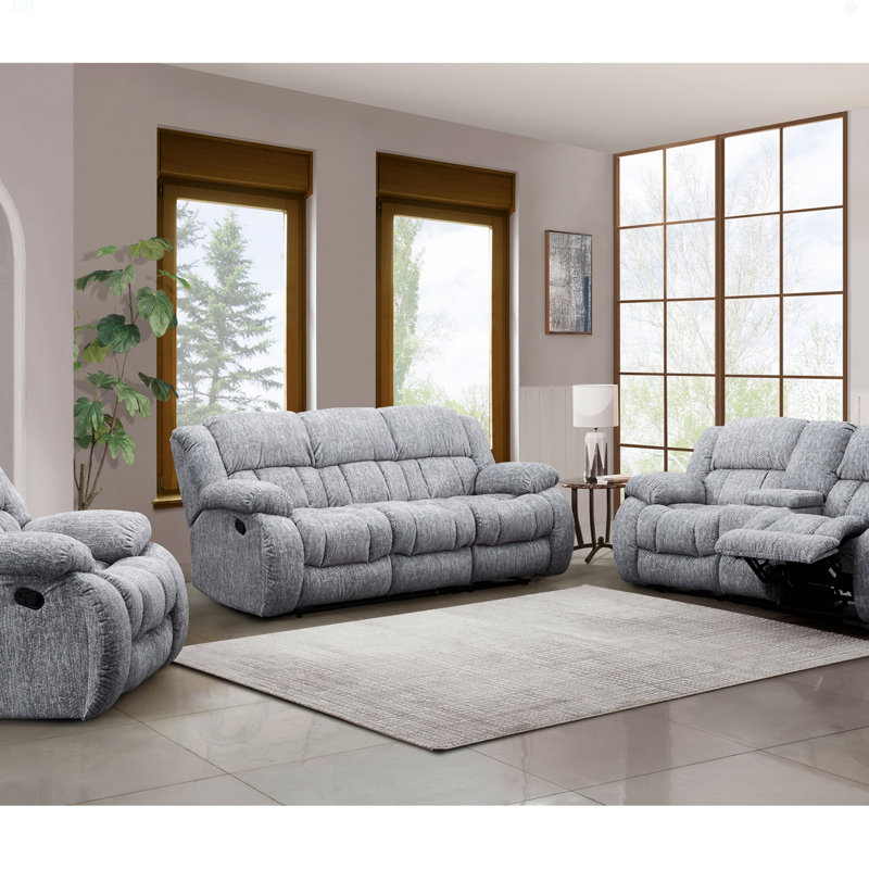 Causeuse inclinable Stonic, Gris