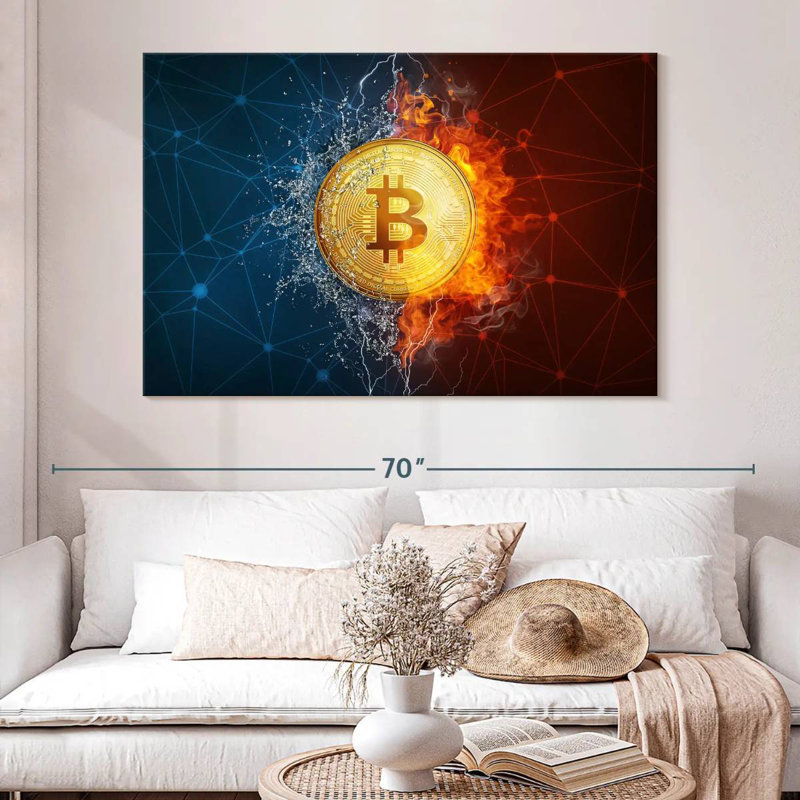Dualité Bitcoin, H 32 po x l 48 po