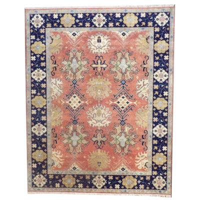 Kallum One-of-a-Kind 8' x 11' New Age Area Rug in Rust/Blue/Red -  Isabelline, E6A8EEB34E5849268E20CAF2A0147361
