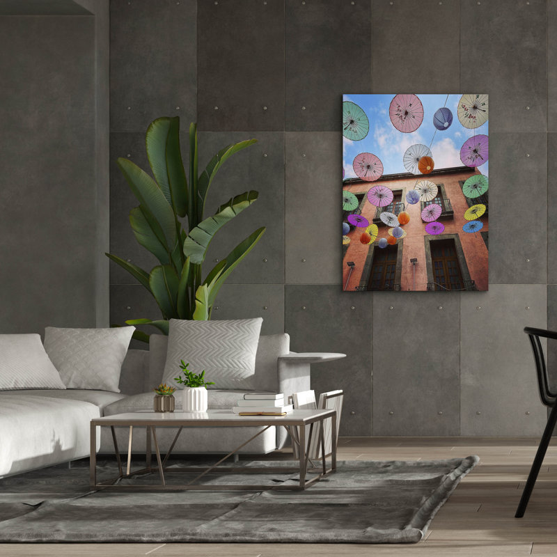 Toile épique «Mexico City» par Nicole Dell, 40 po x 54 po