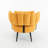 Small-Space Friendly Design Modern Accent Armchair