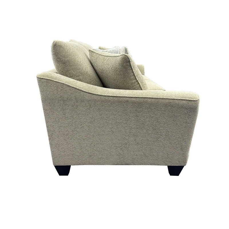 Columbia Microfiber Sofa, Cream