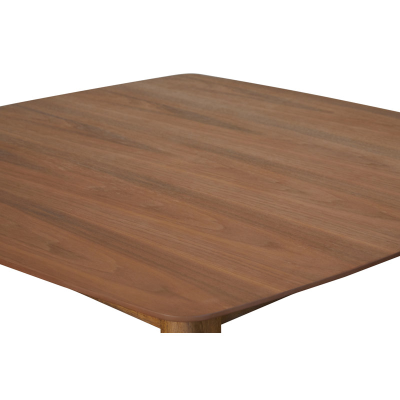 Tilla Walnut Square Solid Wood Dining Table
