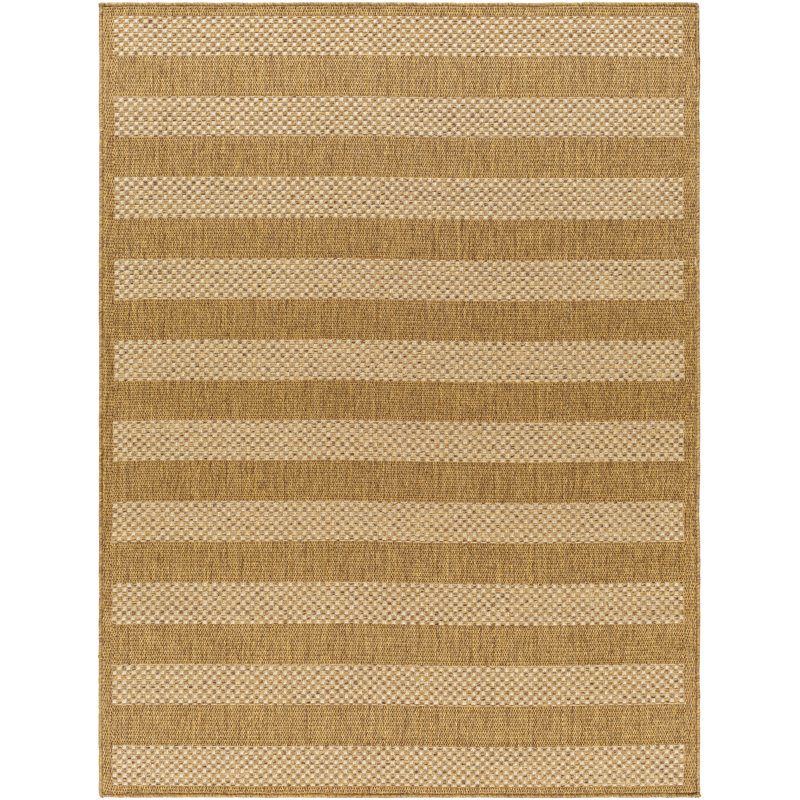 Syretha Striped Indoor / Outdoor Rug, Round 7'10"
