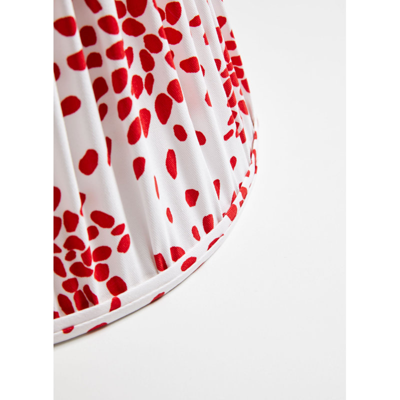 Albert Hadley Empire Lamp Shade, Red/White