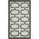 Warren Hand Woven Flat Weave Wool/Cotton Geometric Rug in Light Blue