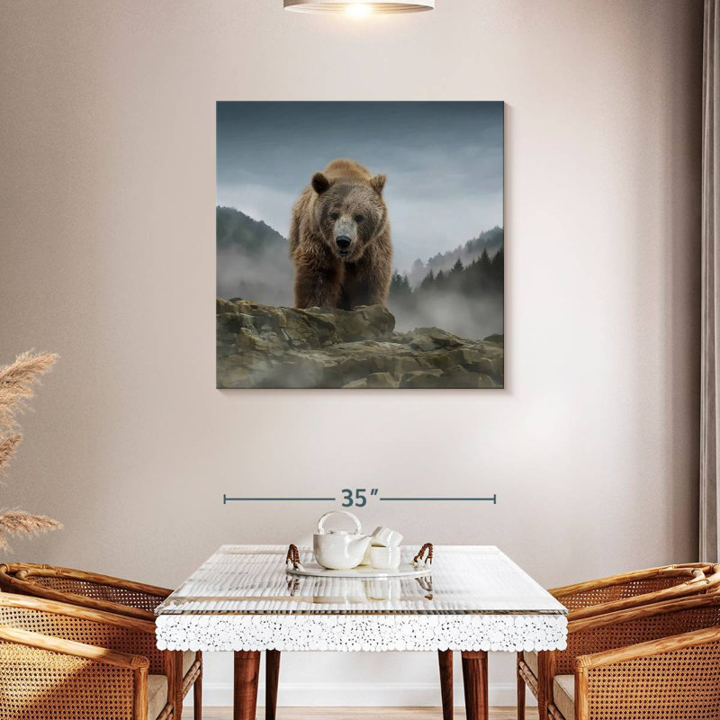 Brampt Over The Mountain, 36" H x 36" W