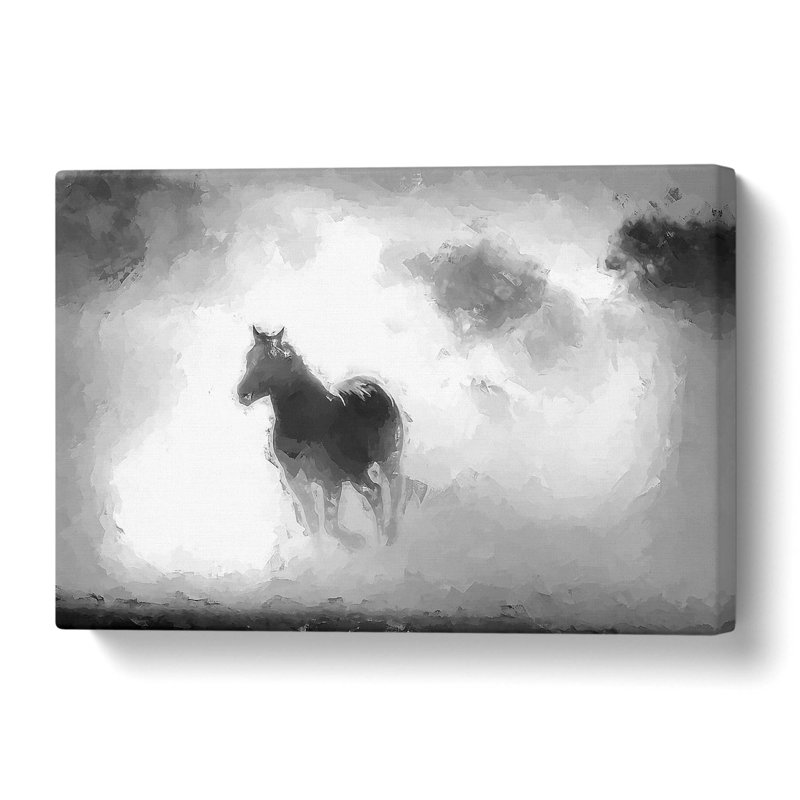 Horses in Abstract - Wrapped Canvas, 50.8 cm H x 76.2 cm W