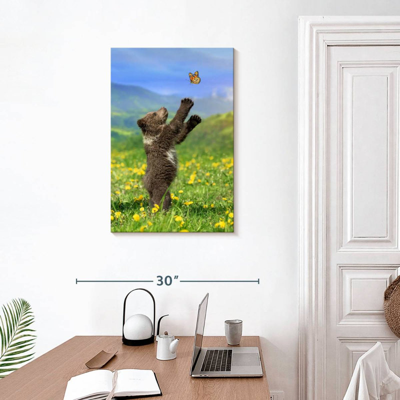 Friendly Bear, 30" H x 20" W