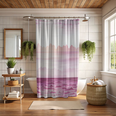Pink Glow - Premium Shower Curtain
