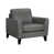 Dark Gray Genuine Leather selected