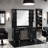 Beka Vanity Set with Mirror Make up Table Spa Beauty Styling Barber Station-504220398