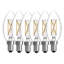 Ampoule à DEL à filament variable B11 avec finition transparente et base candélabre E12 -111659729-111659726-111659728
