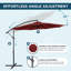 Parasol de patio résidentiel inclinable en aluminium 10 pi.-1686571094