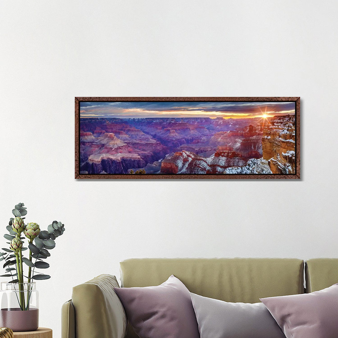 Hopi Point Sunrise II von Susanne Kremer - Panoramagalerie-Giclée auf Leinwand