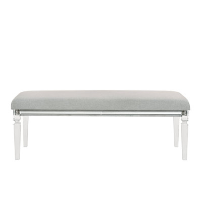 1Pc Glam Style Bench Contemporary Style